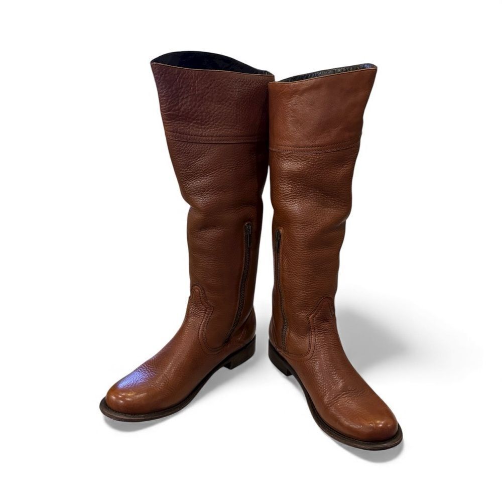 Muro Women’s Tan Leather Riding Boots 9.5